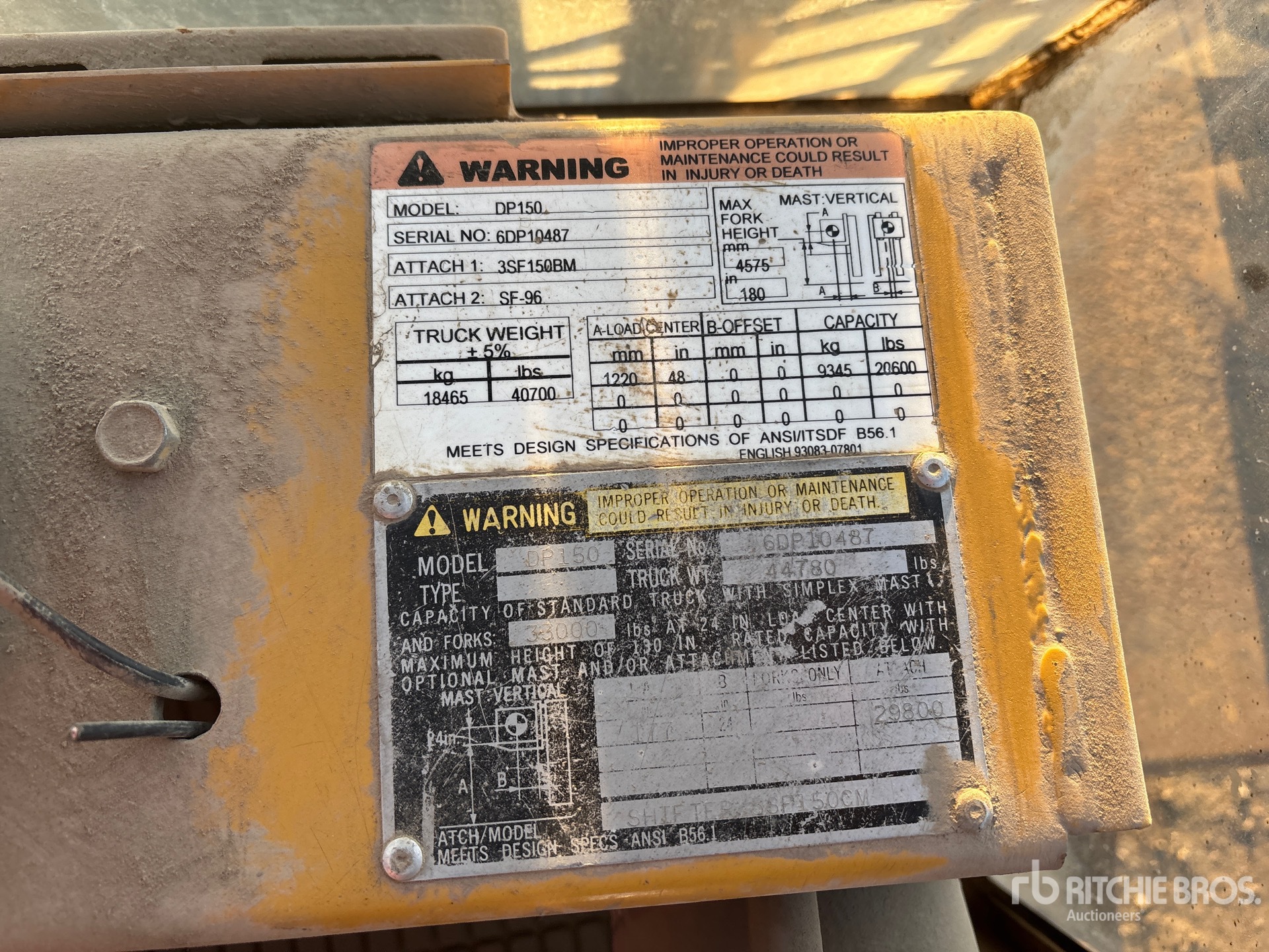 2006 Caterpillar DP150
