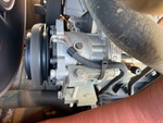 Engine with A/C Compressor
