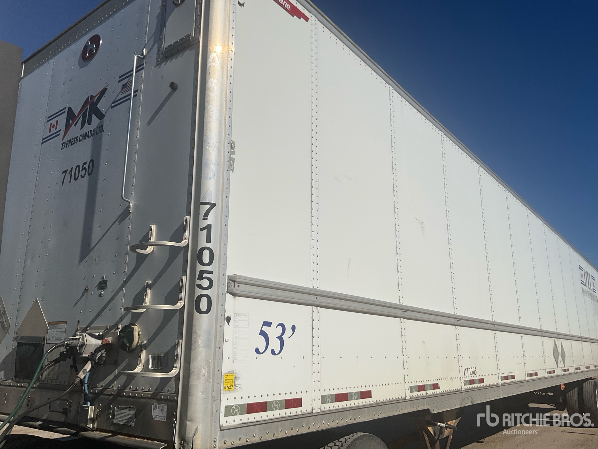 2015 Great Dane 53 FT X 102 IN T/A