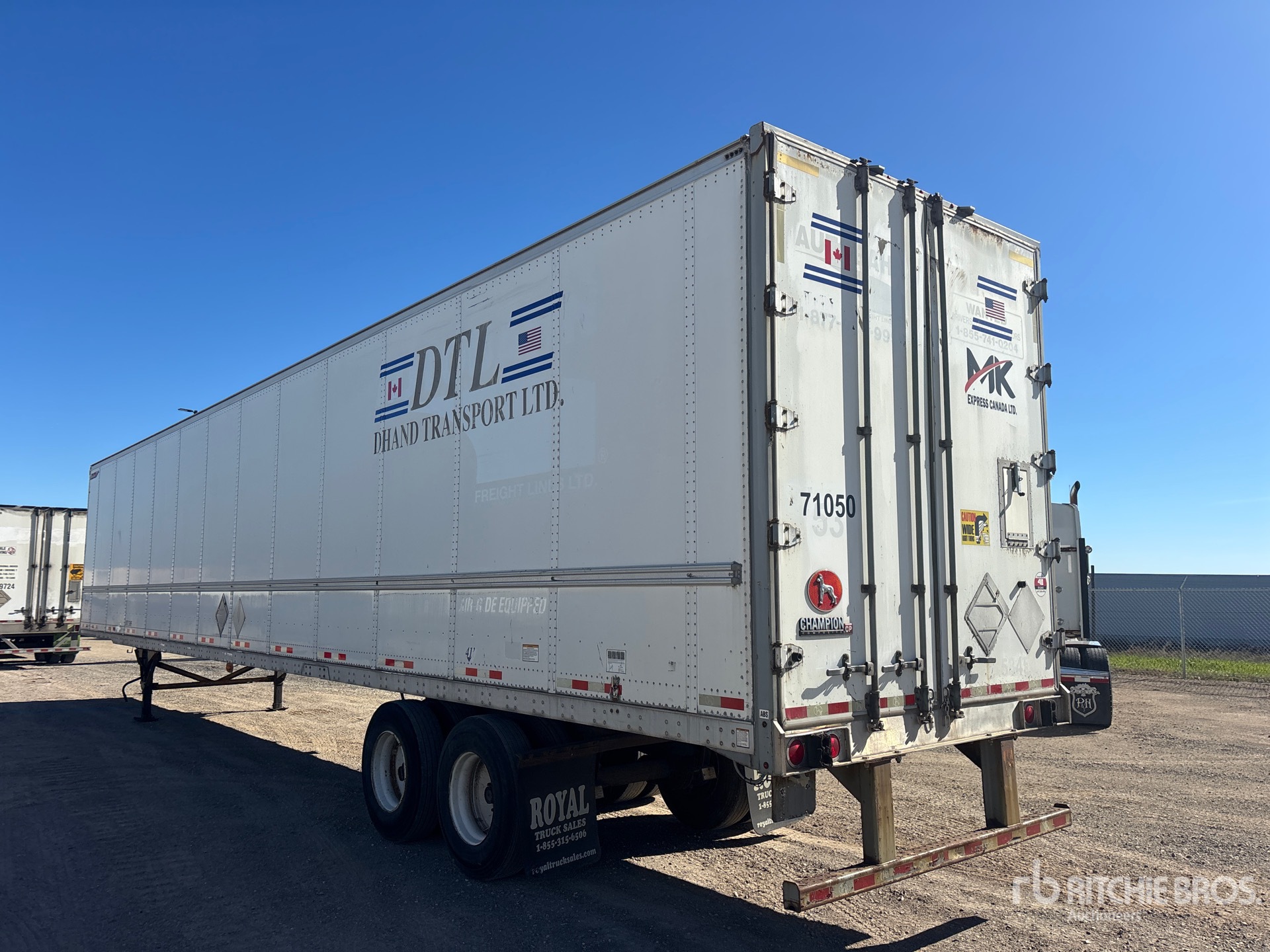 2015 Great Dane 53 FT X 102 IN T/A