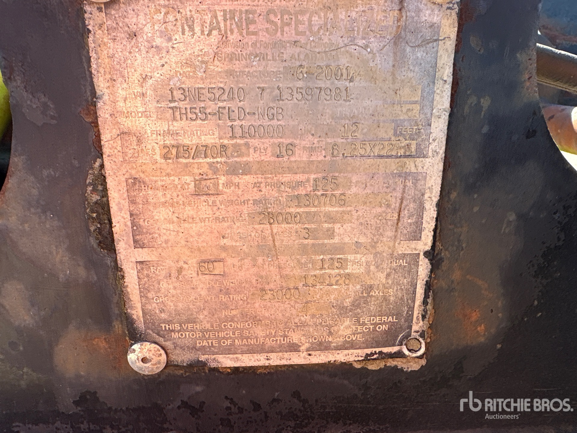 2001 Fontaine TH55