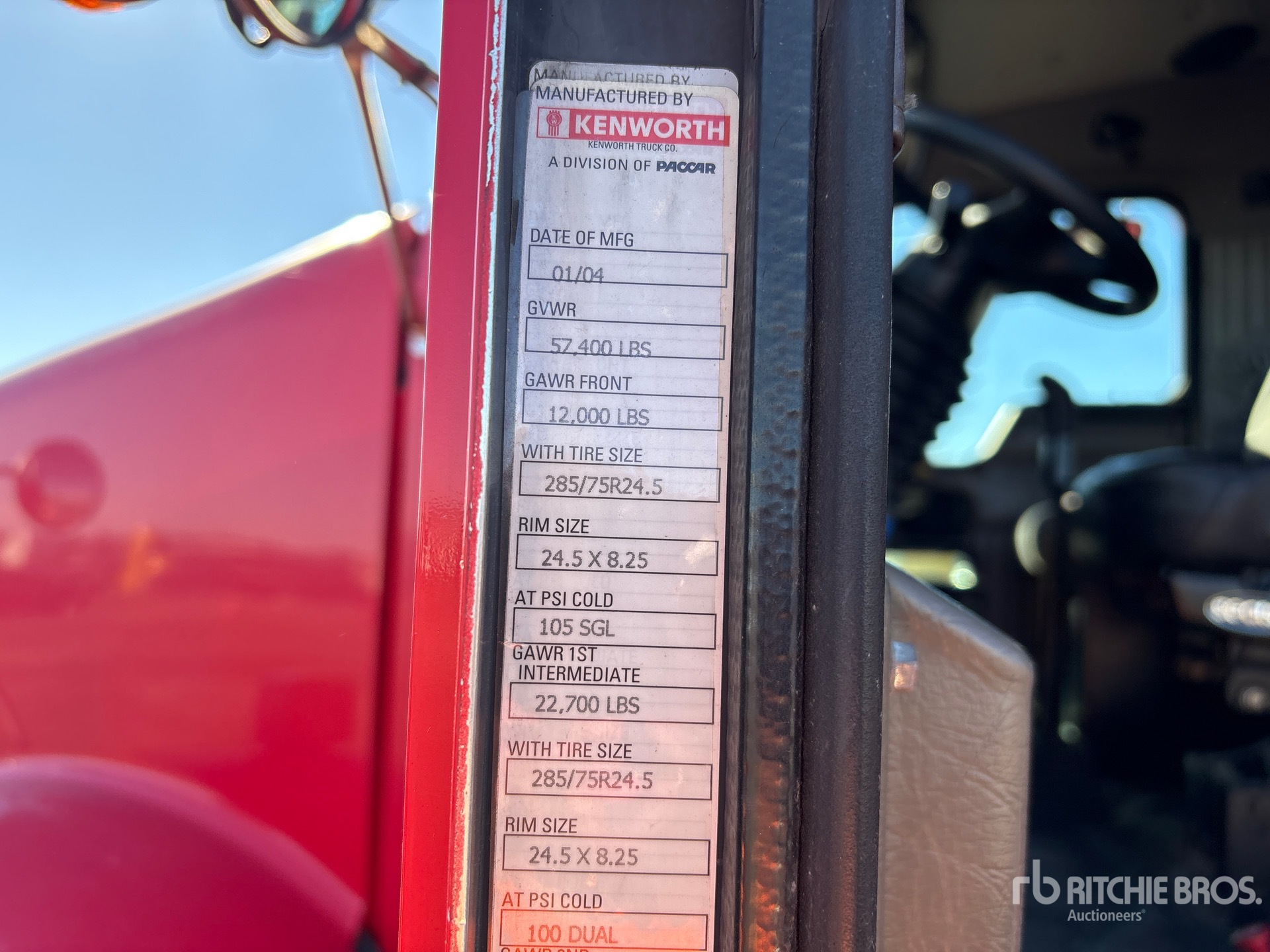 2004 Kenworth T800