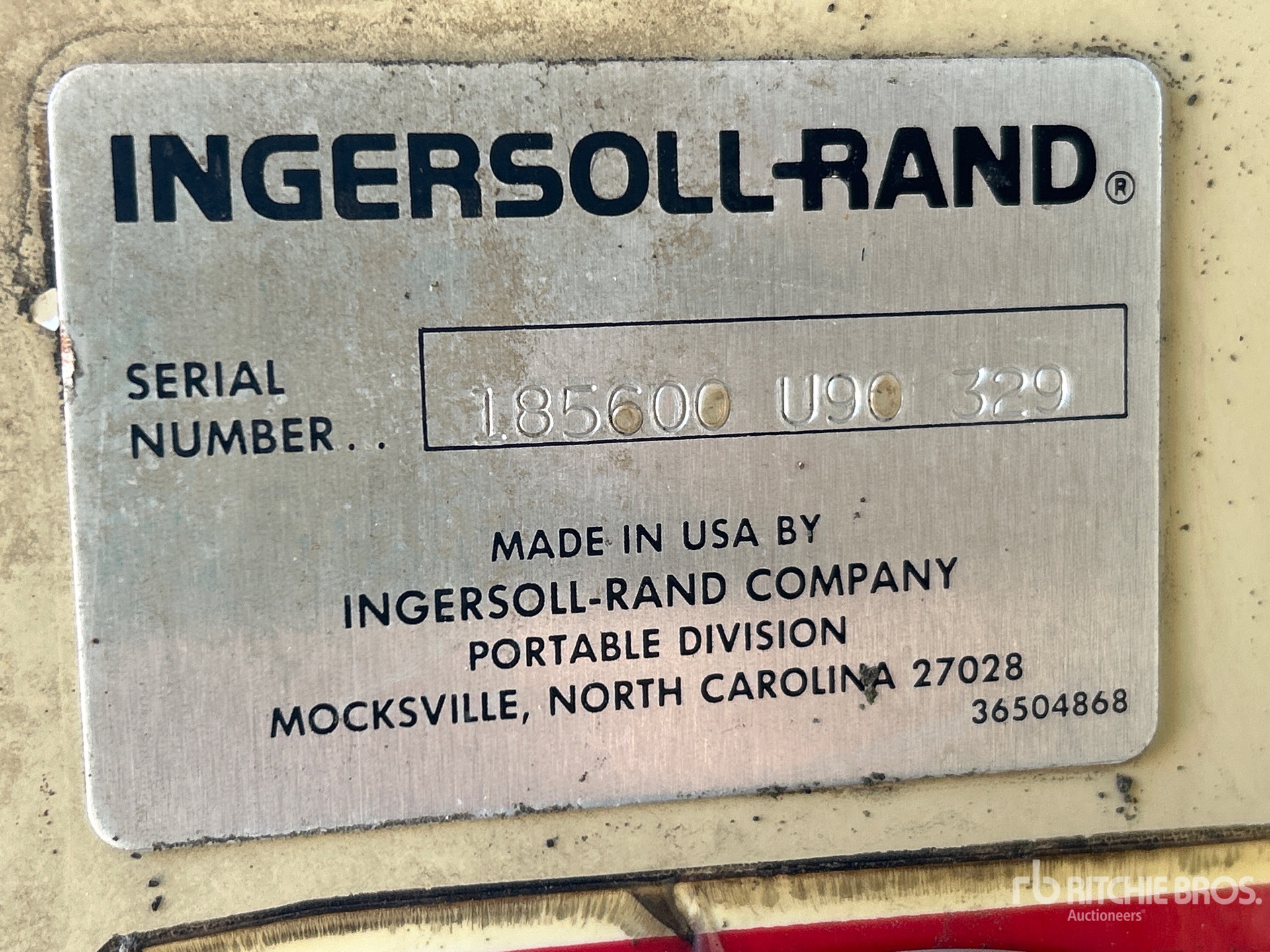 1991 Ingersoll Rand 185