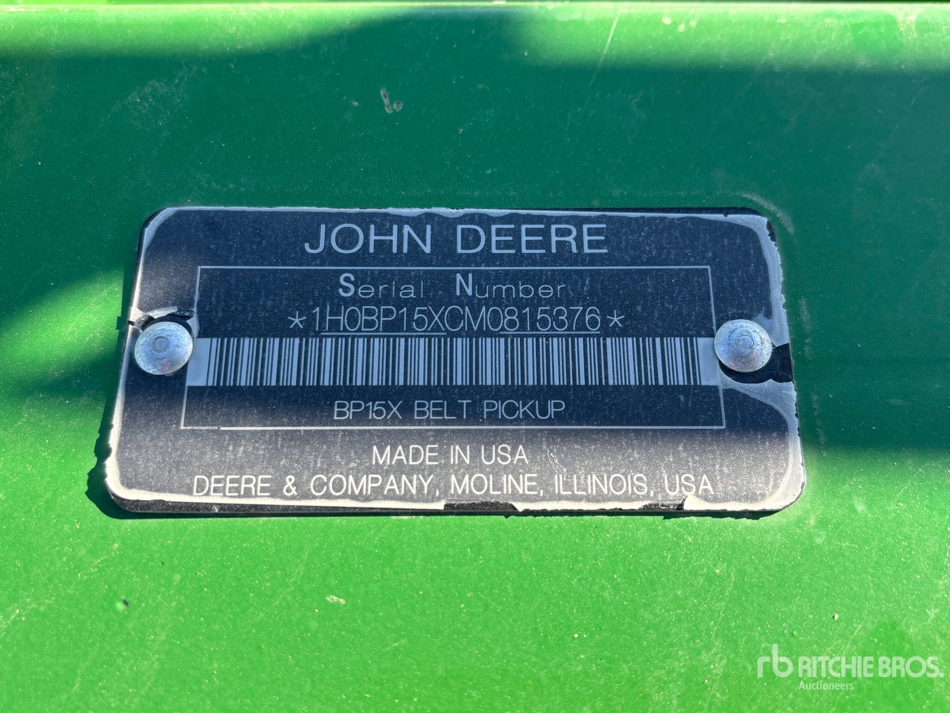 2021 John Deere BP15