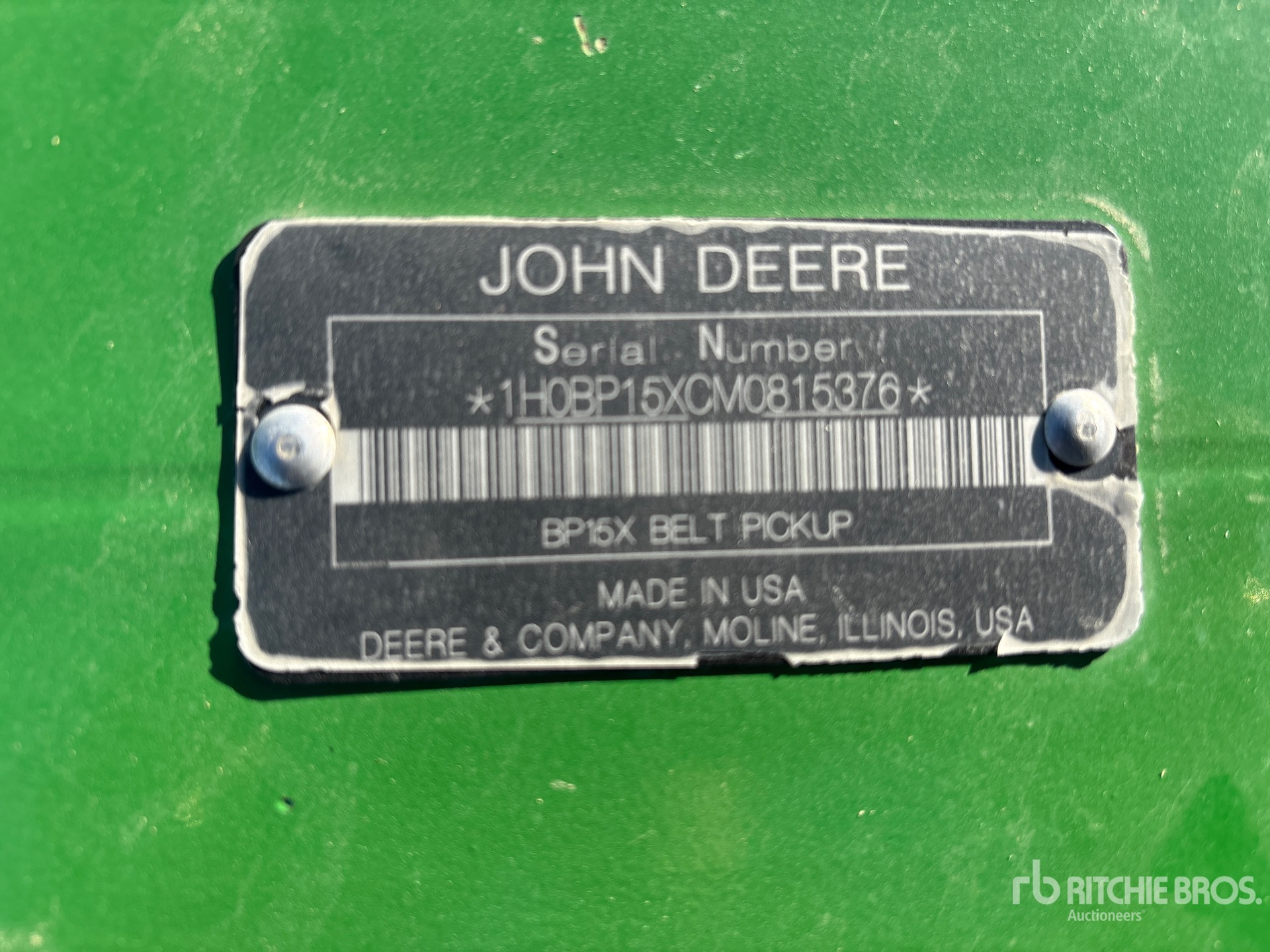 2021 John Deere BP15