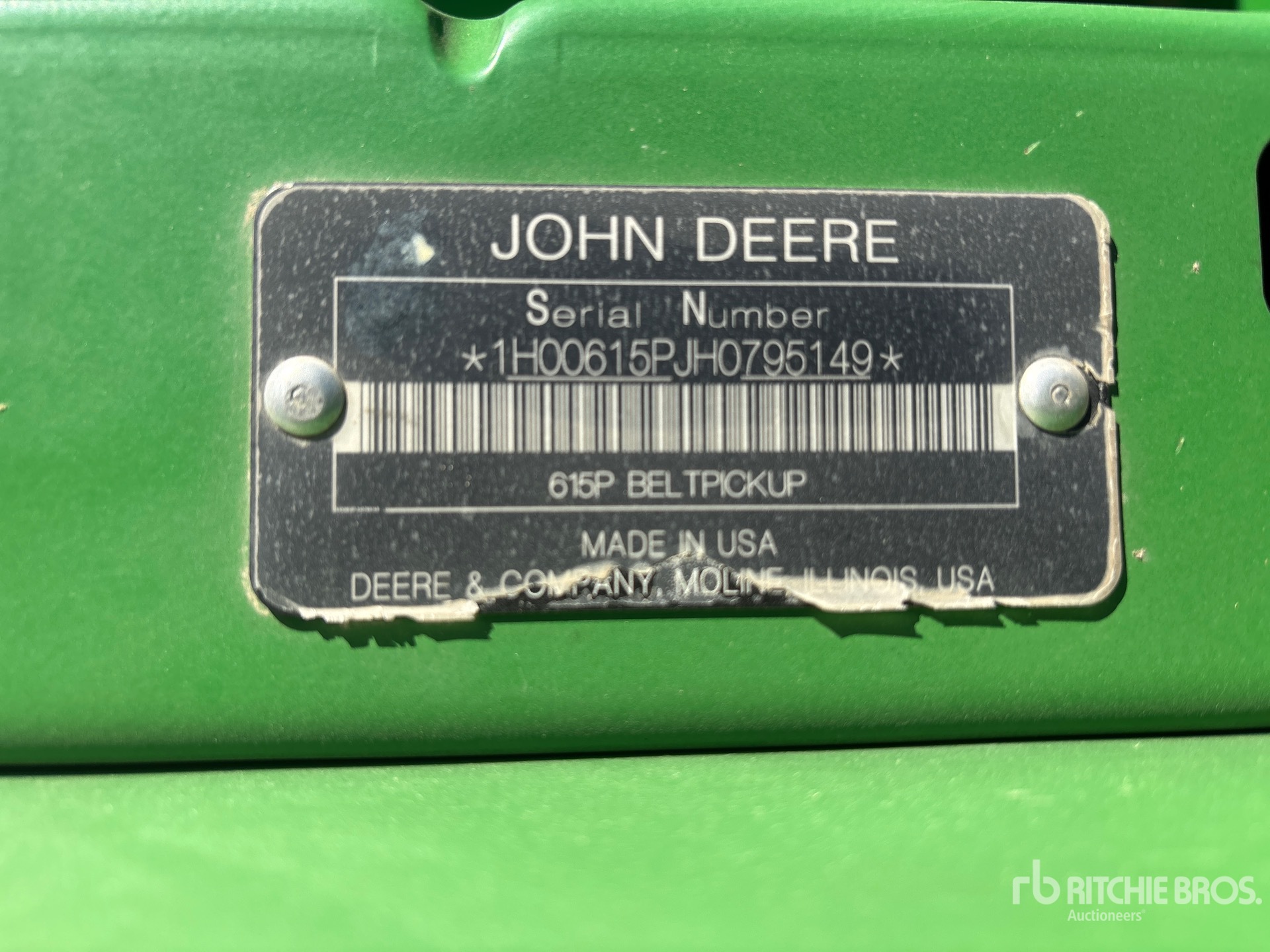 2017 John Deere 615P