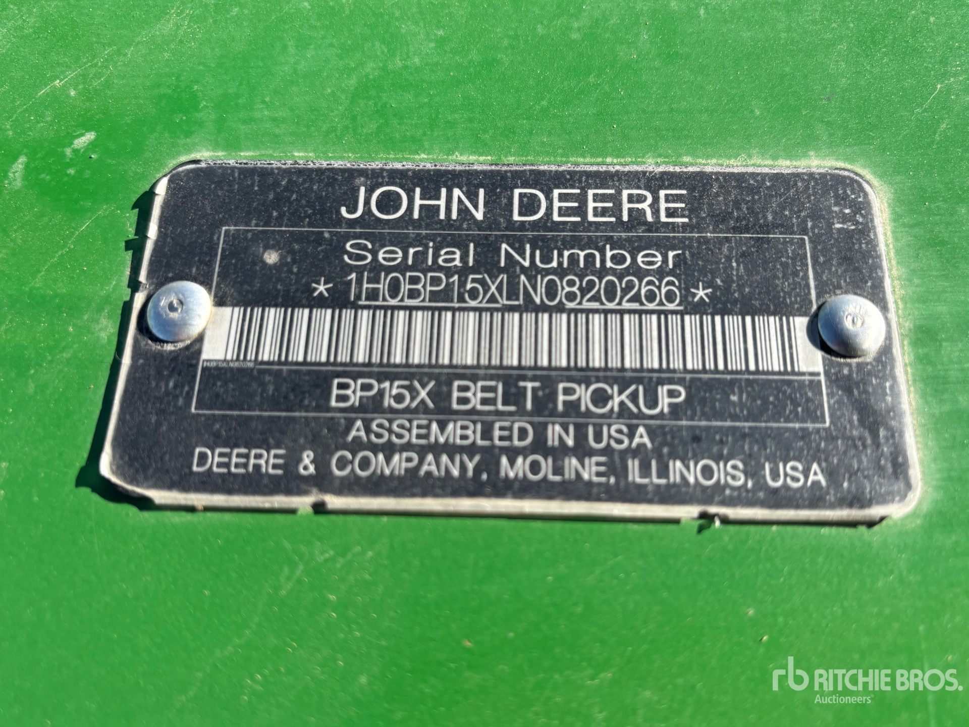 2022 John Deere BP15