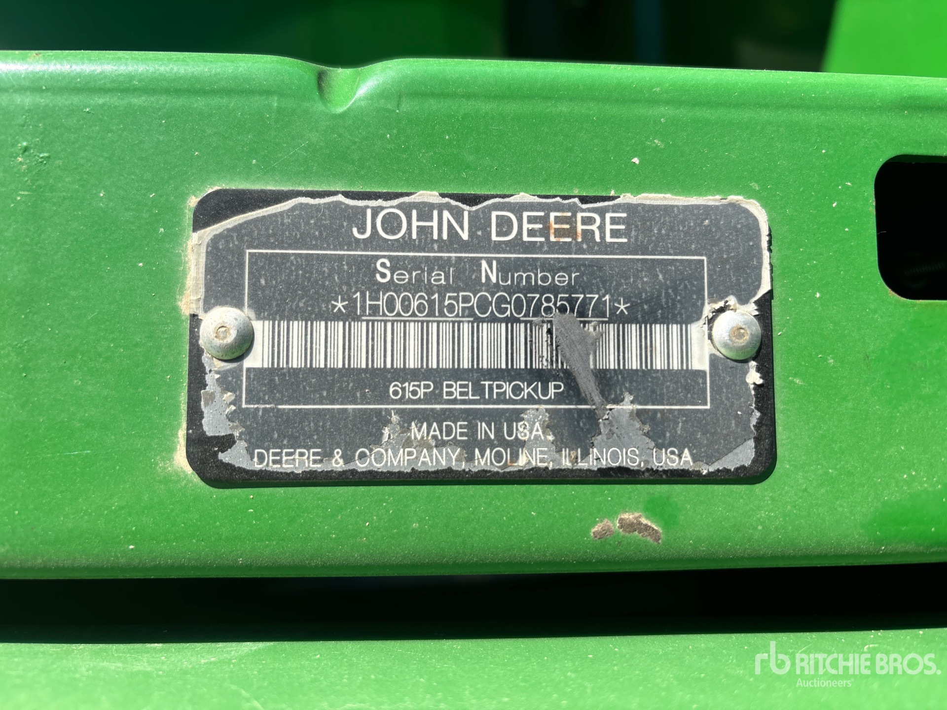 2016 John Deere 615P