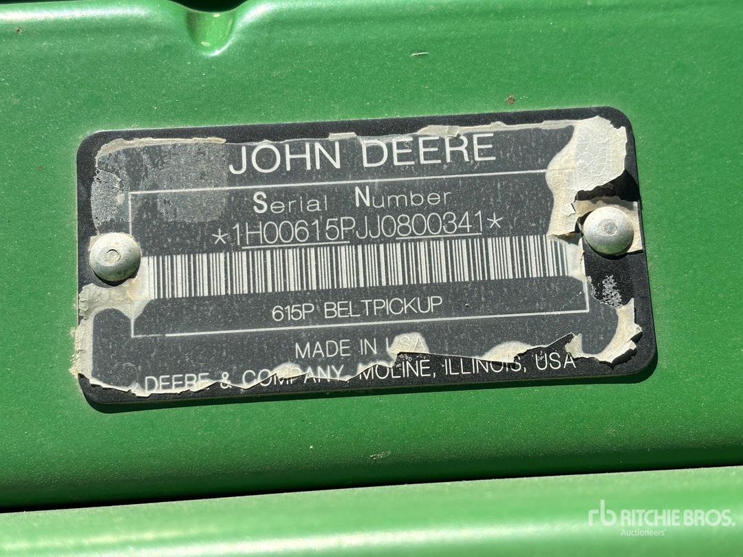 2018 John Deere 615P