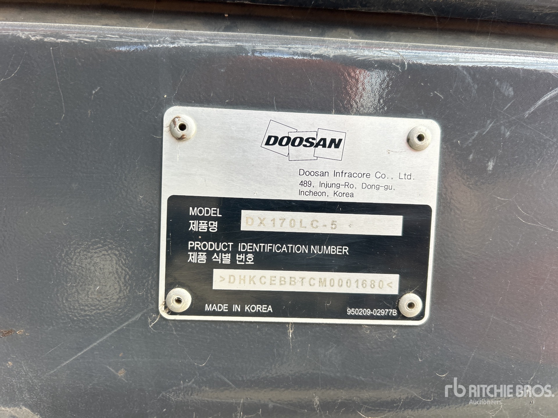 2021 Doosan DX170LC-5
