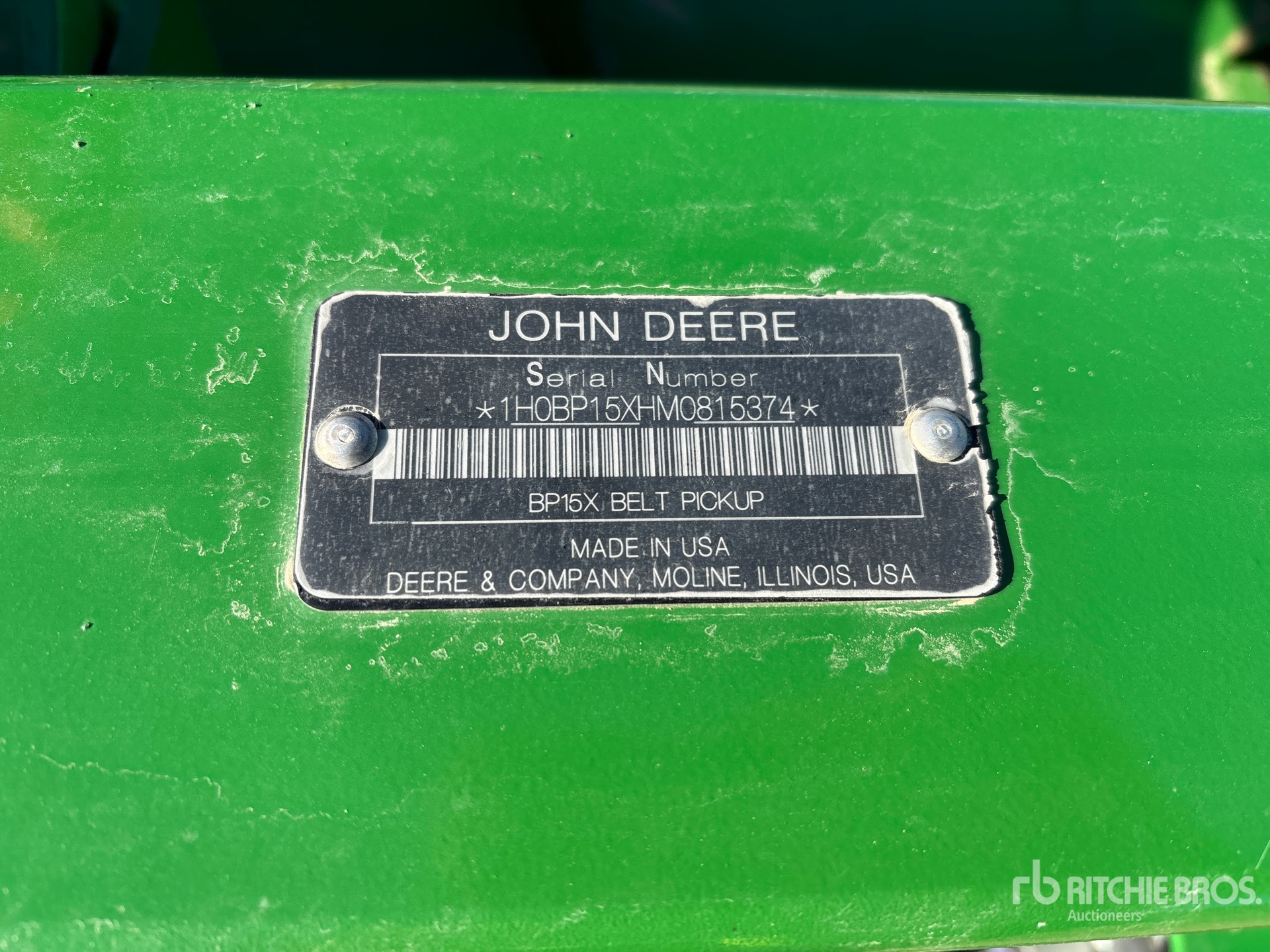 2020 John Deere BP15
