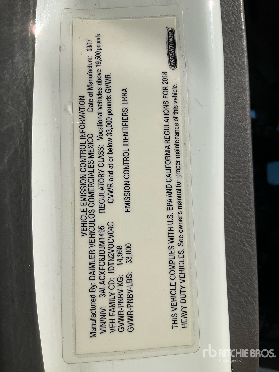 2018 Freightliner M2 106