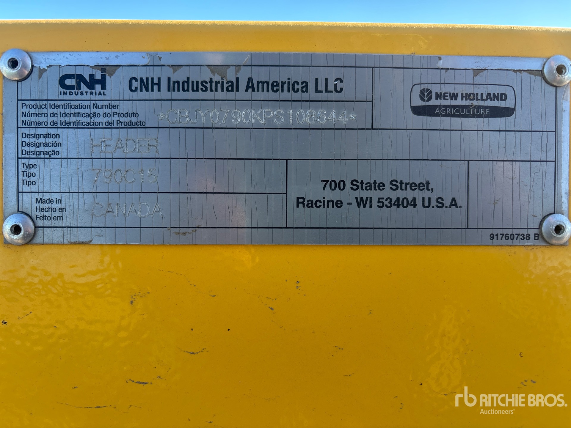 2023 New Holland 790C15