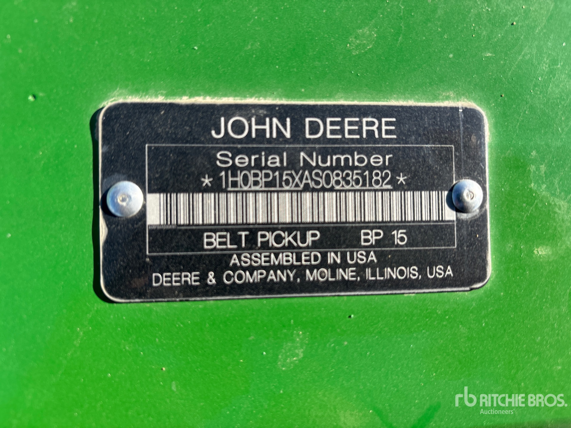 2025 John Deere BP15