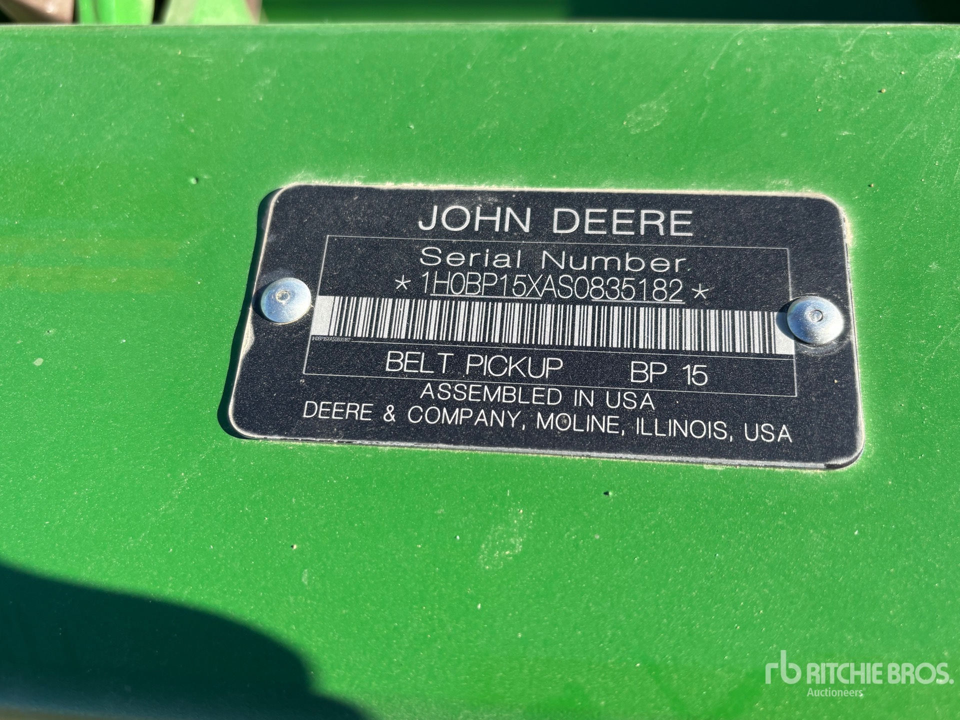 2025 John Deere BP15