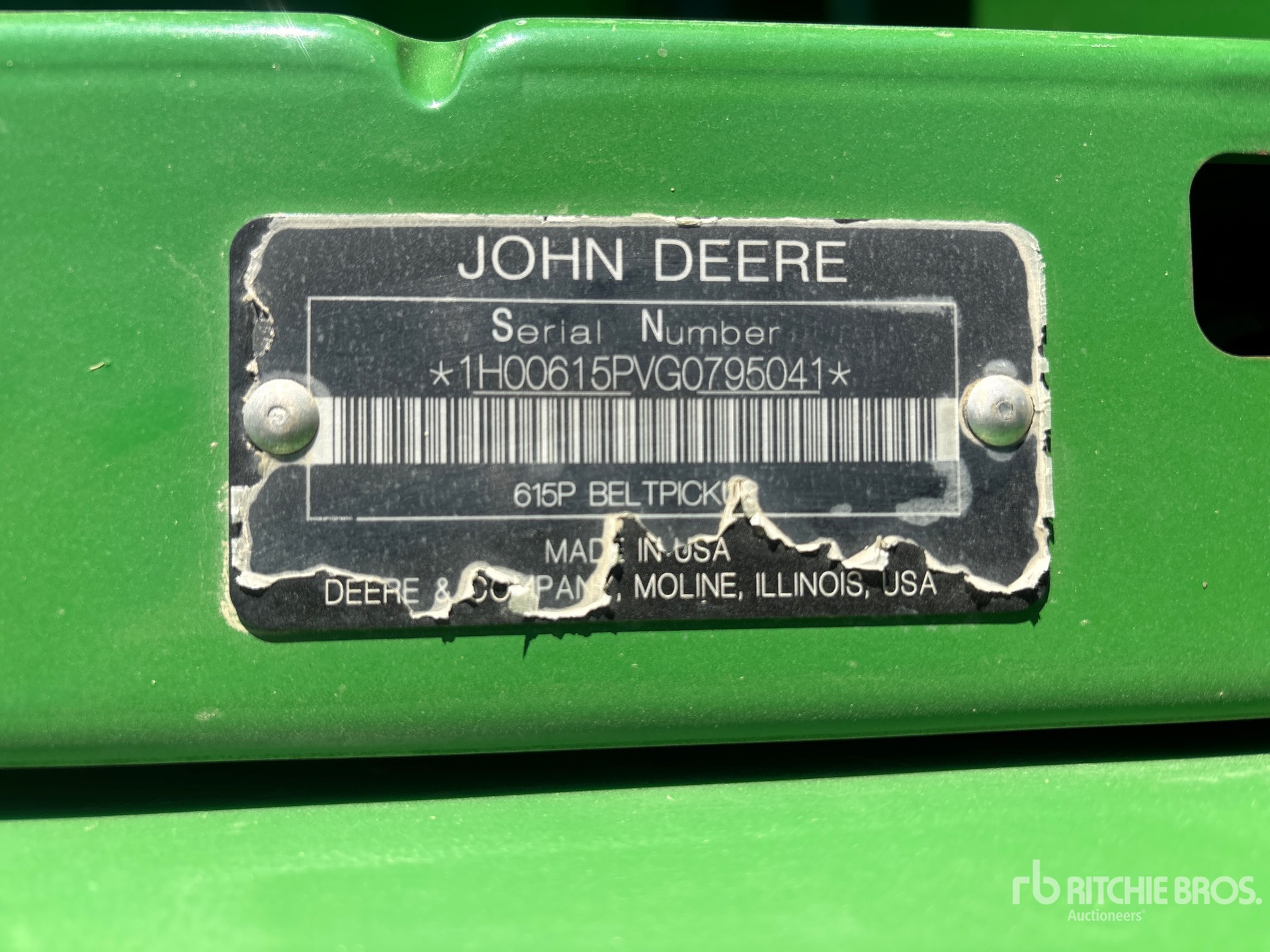 2017 John Deere 615P