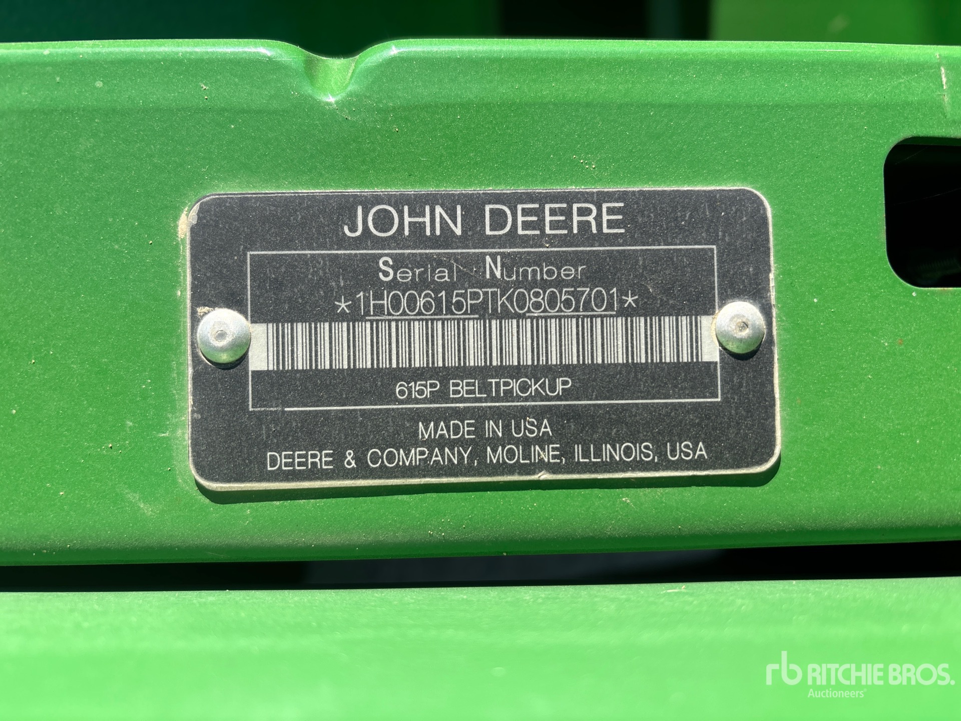 2019 John Deere 615P