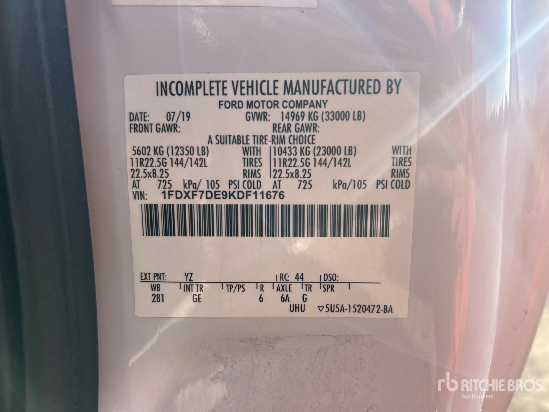 2019 Ford F-750