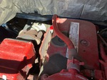 Engine with Emission Label
