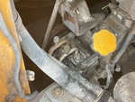 Engine with A/C Compressor