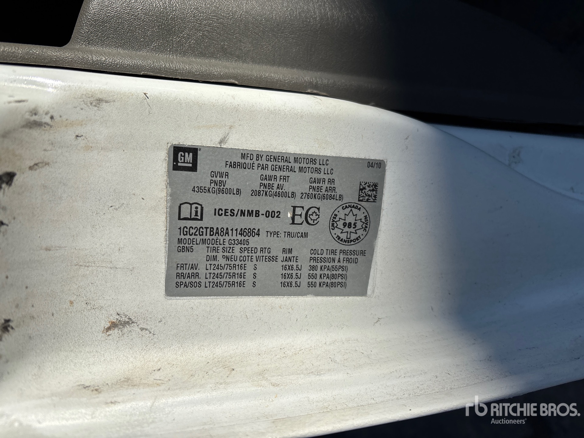 2010 Chevrolet EXPRESS 3500