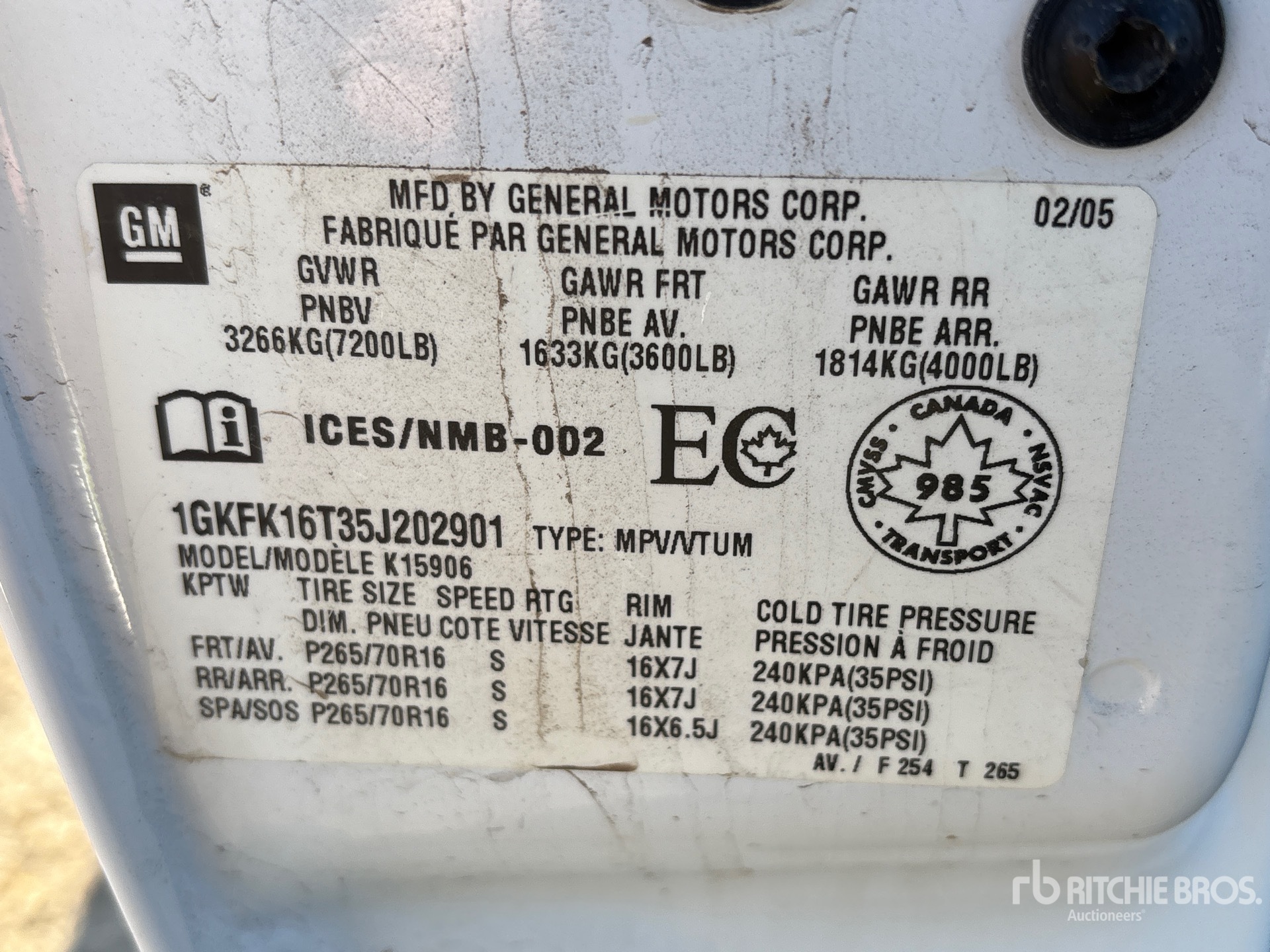 2005 GMC YUKON