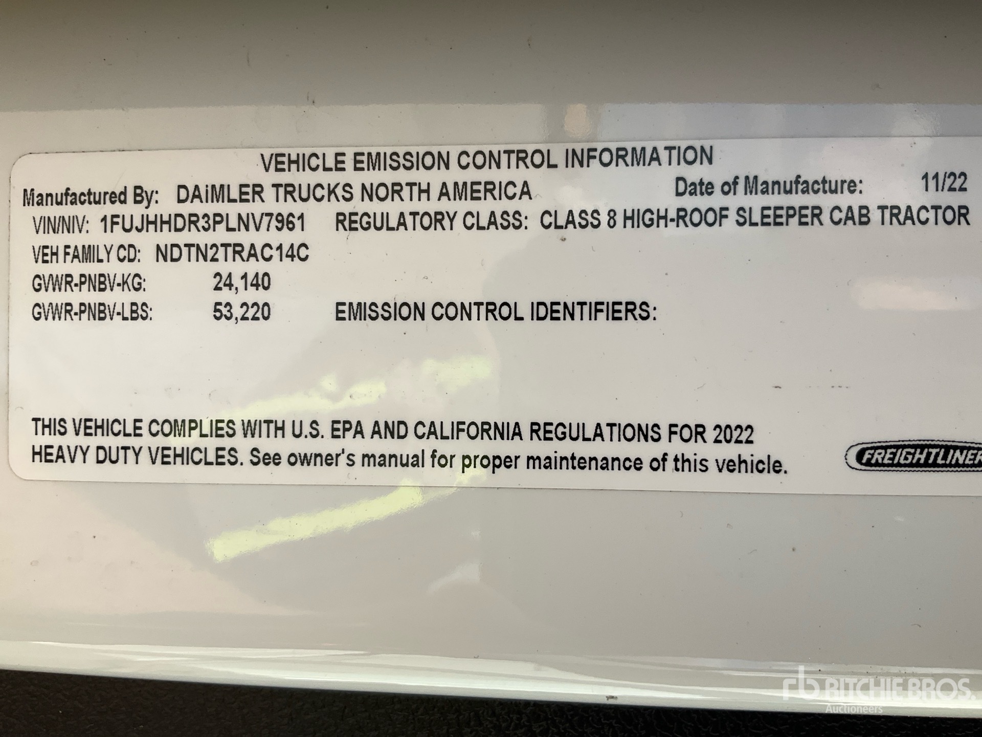 2023 Freightliner CASCADIA