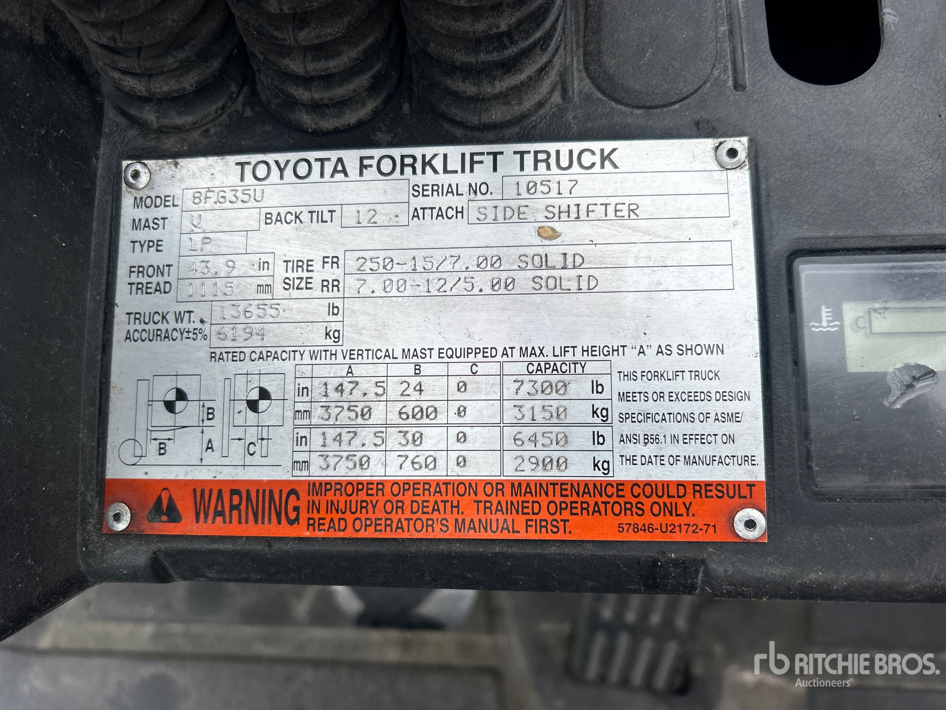 2014 Toyota 8FG35U