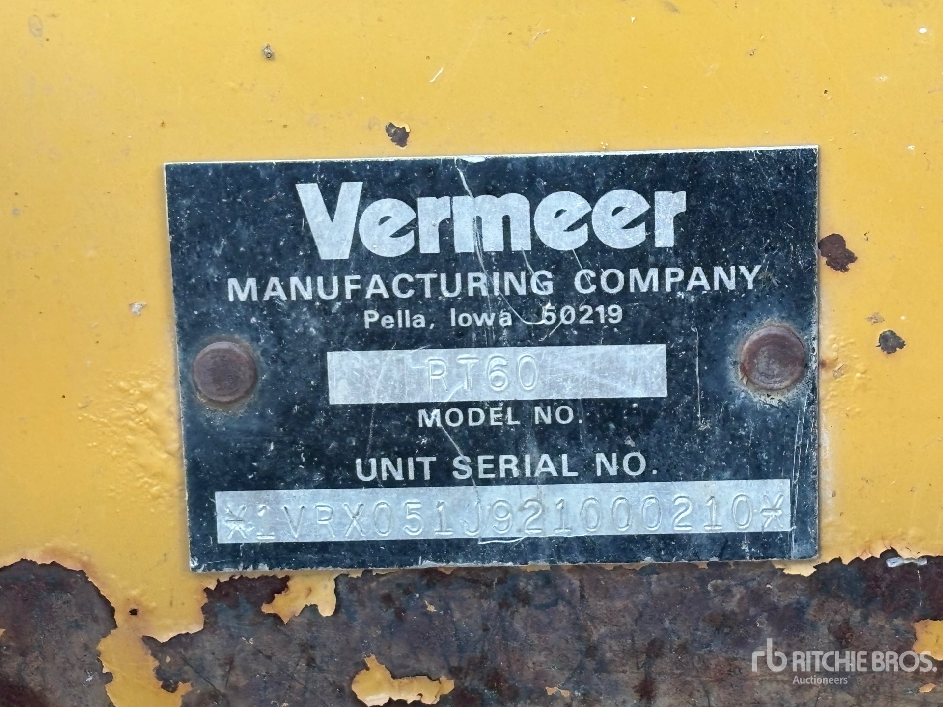 2002 Vermeer RT60