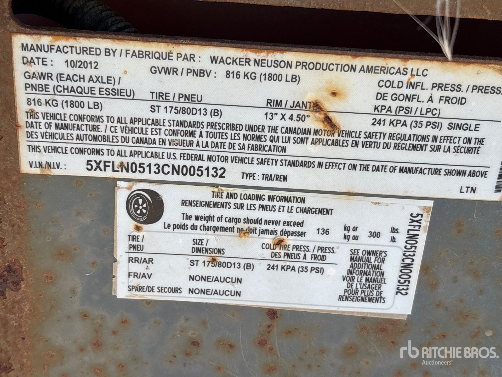 2012 Wacker Neuson LTN6K