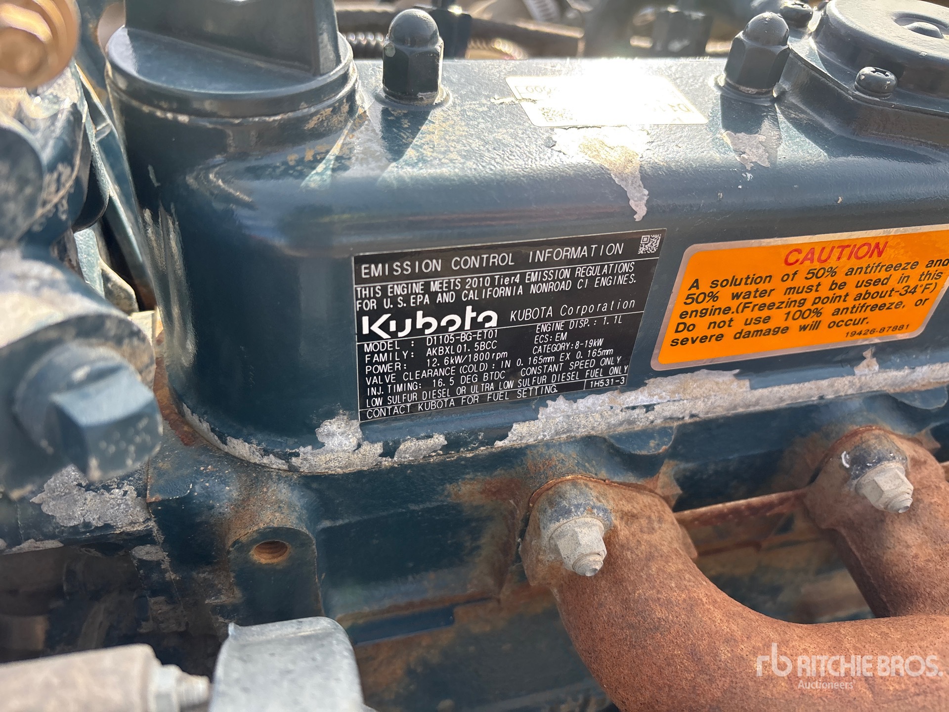 2010 Kubota D1105-BG-ET01
