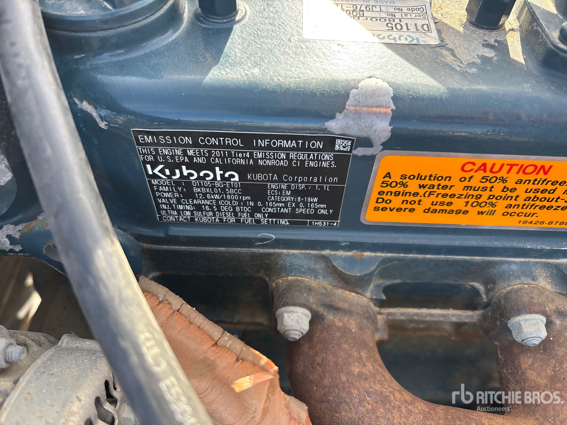2011 Kubota D1105-BG-ET01