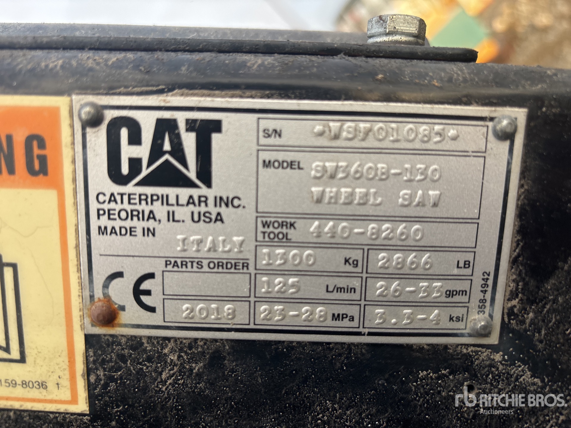 2018 Caterpillar SW360B-130