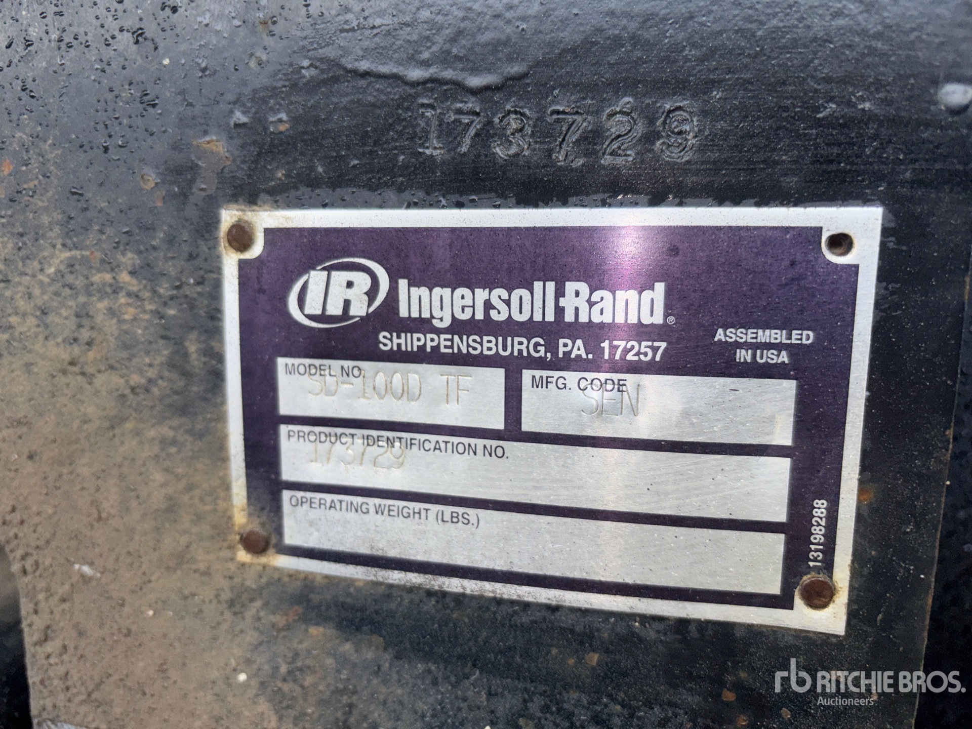 2003 Ingersoll Rand SD-100D TF