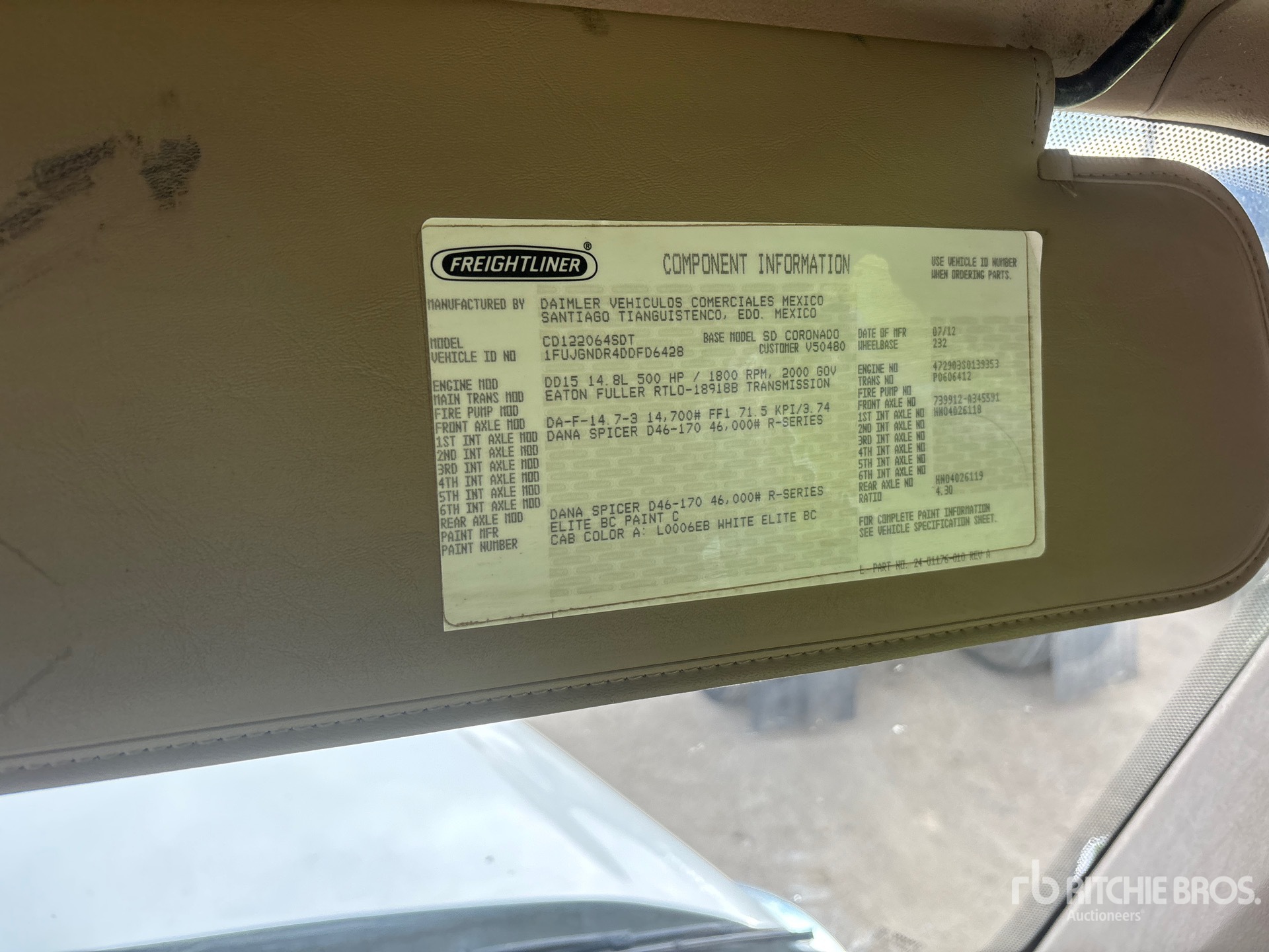 2013 Freightliner CORONADO 122