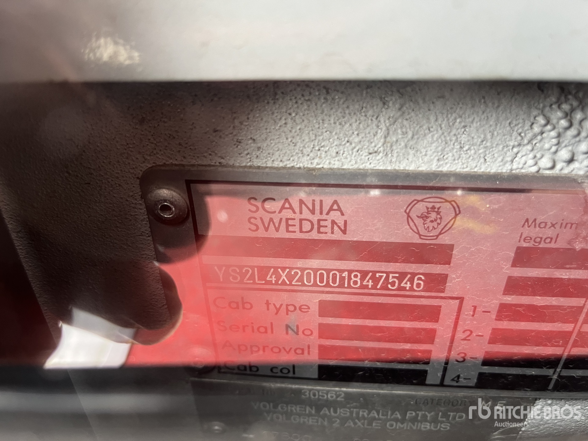 2004 Scania Volgren Body