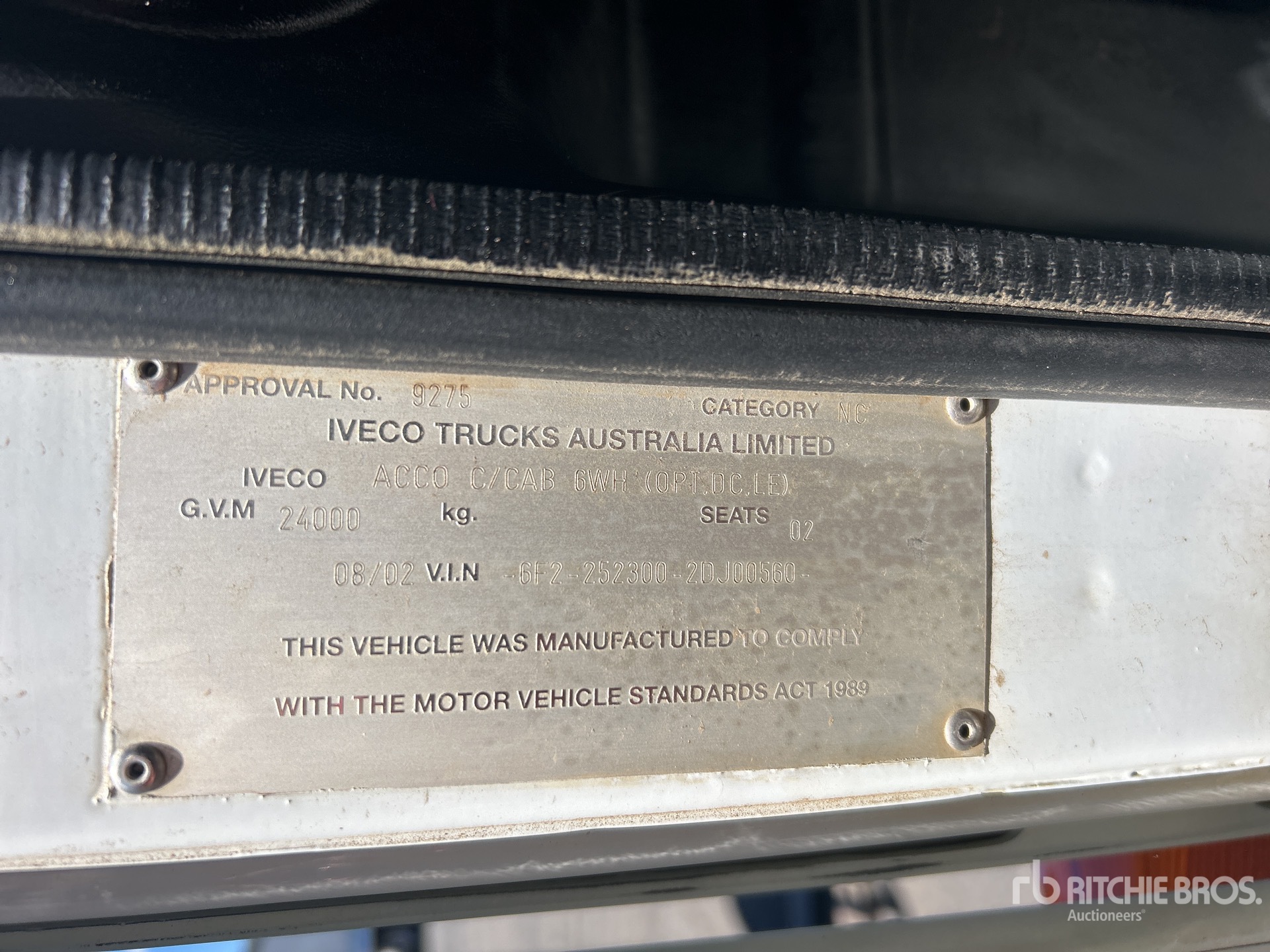 2004 Iveco 12500 L 6x4