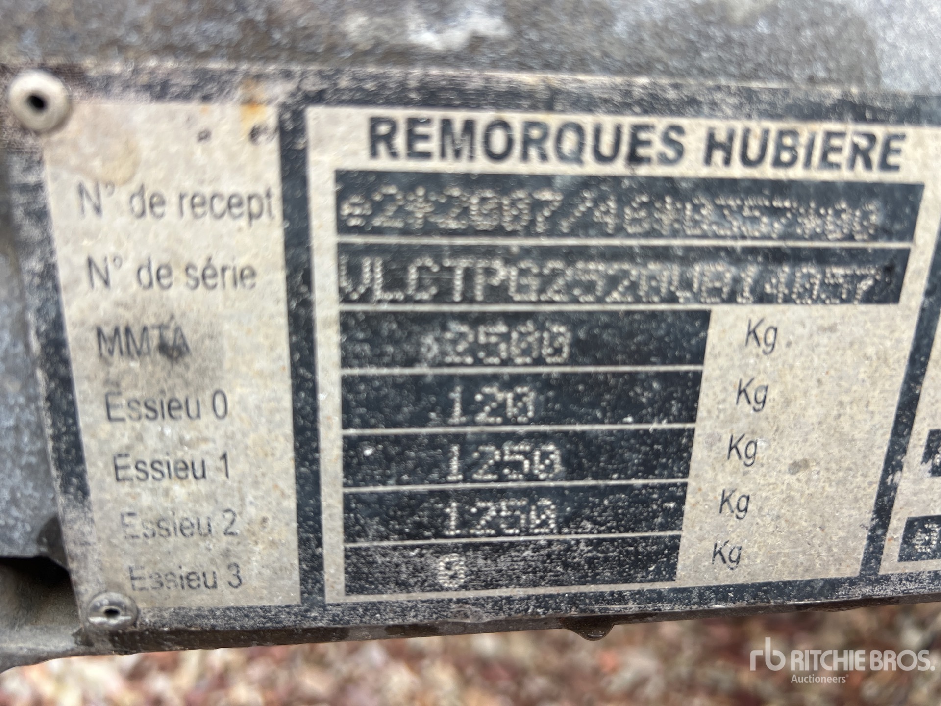 2014 Hubiere T/A Remorque