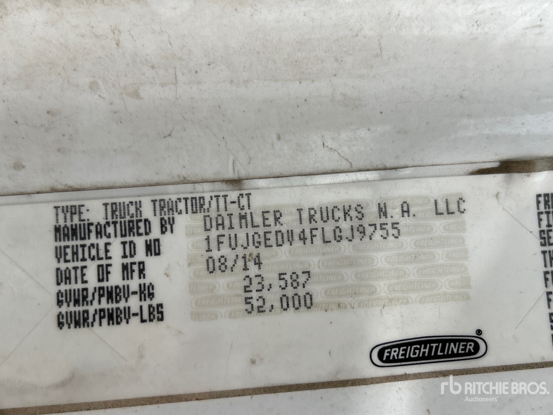 2015 Freightliner CASCADIA