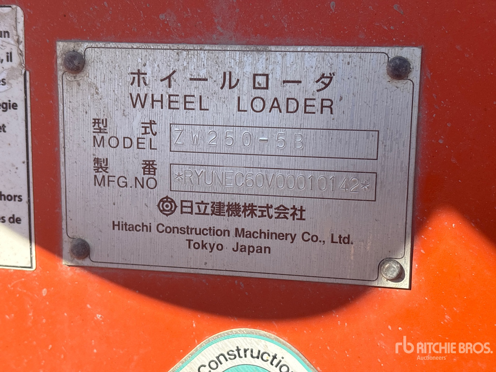2018 Hitachi ZW250-5B