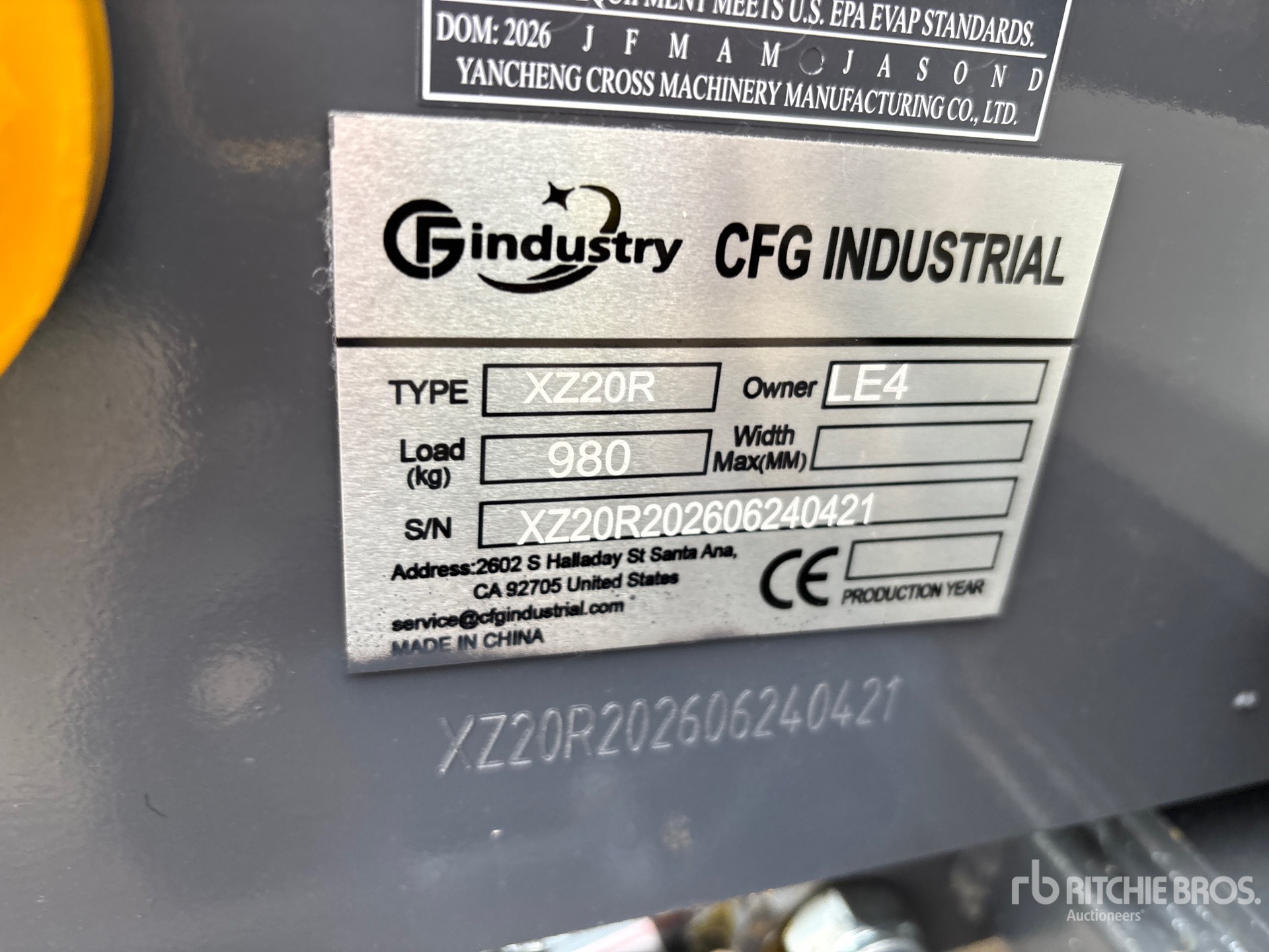 2026 CFG XZ20R
