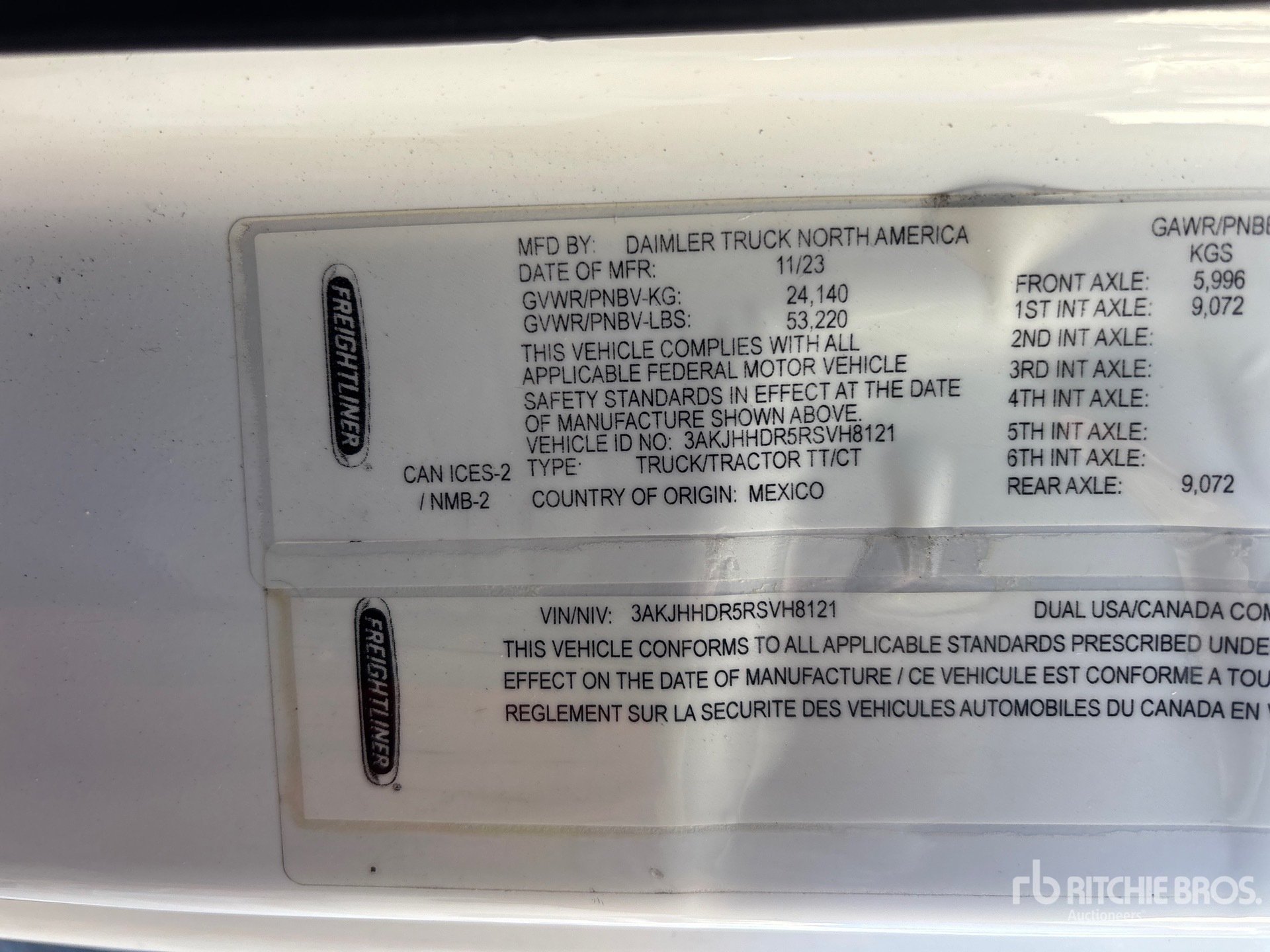 2024 Freightliner CASCADIA 126
