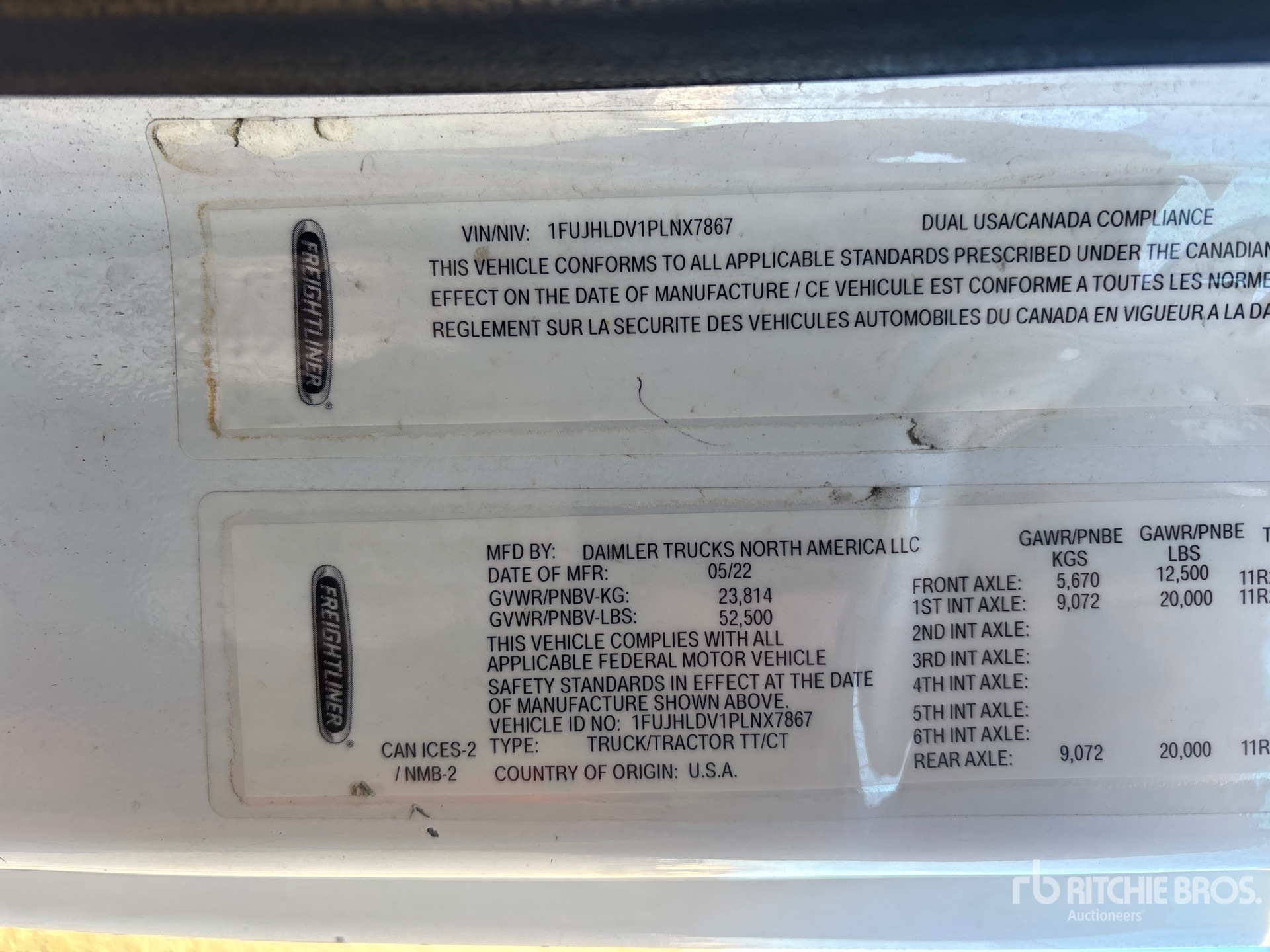 2023 Freightliner CASCADIA 126