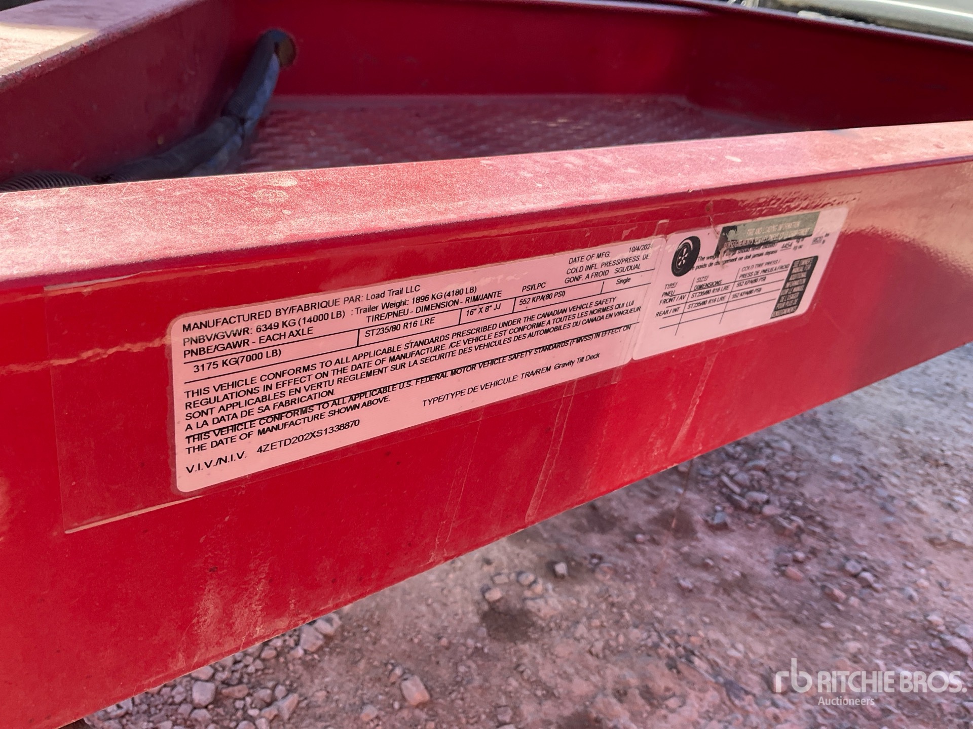 2025 Load Trail 7000 LB 21 FT T/A
