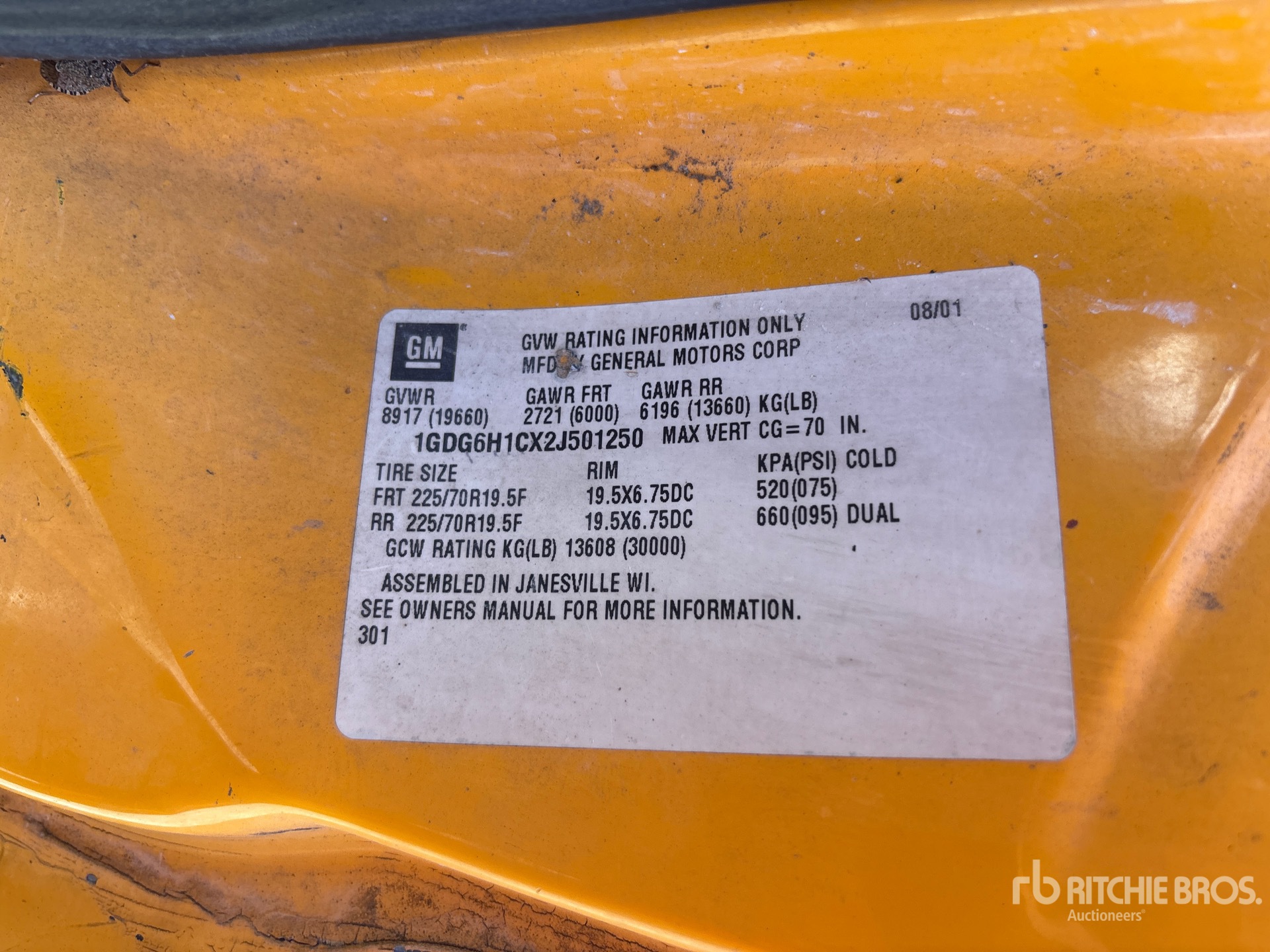2002 GMC C6500