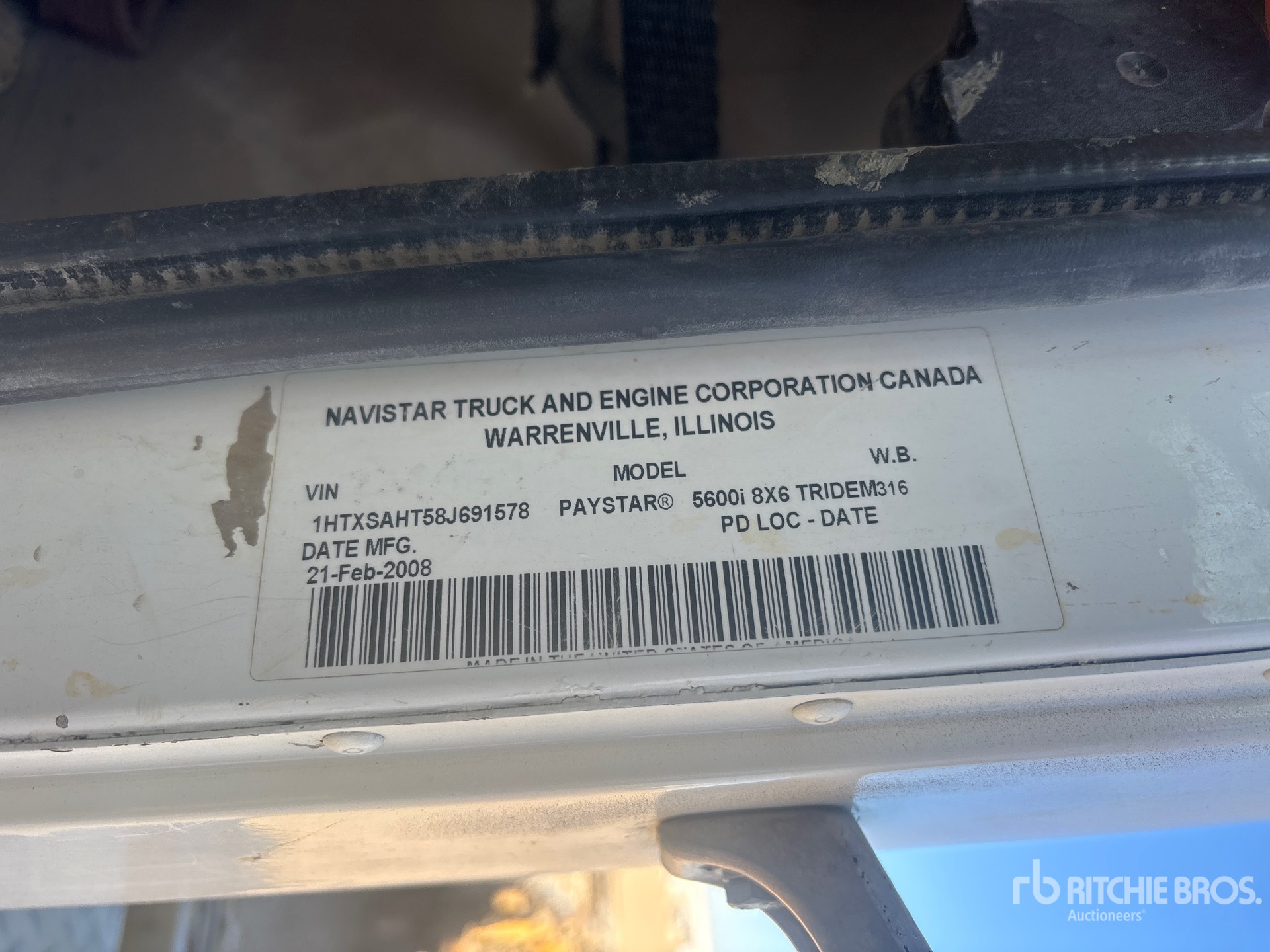 2008 International PAYSTAR 5600I