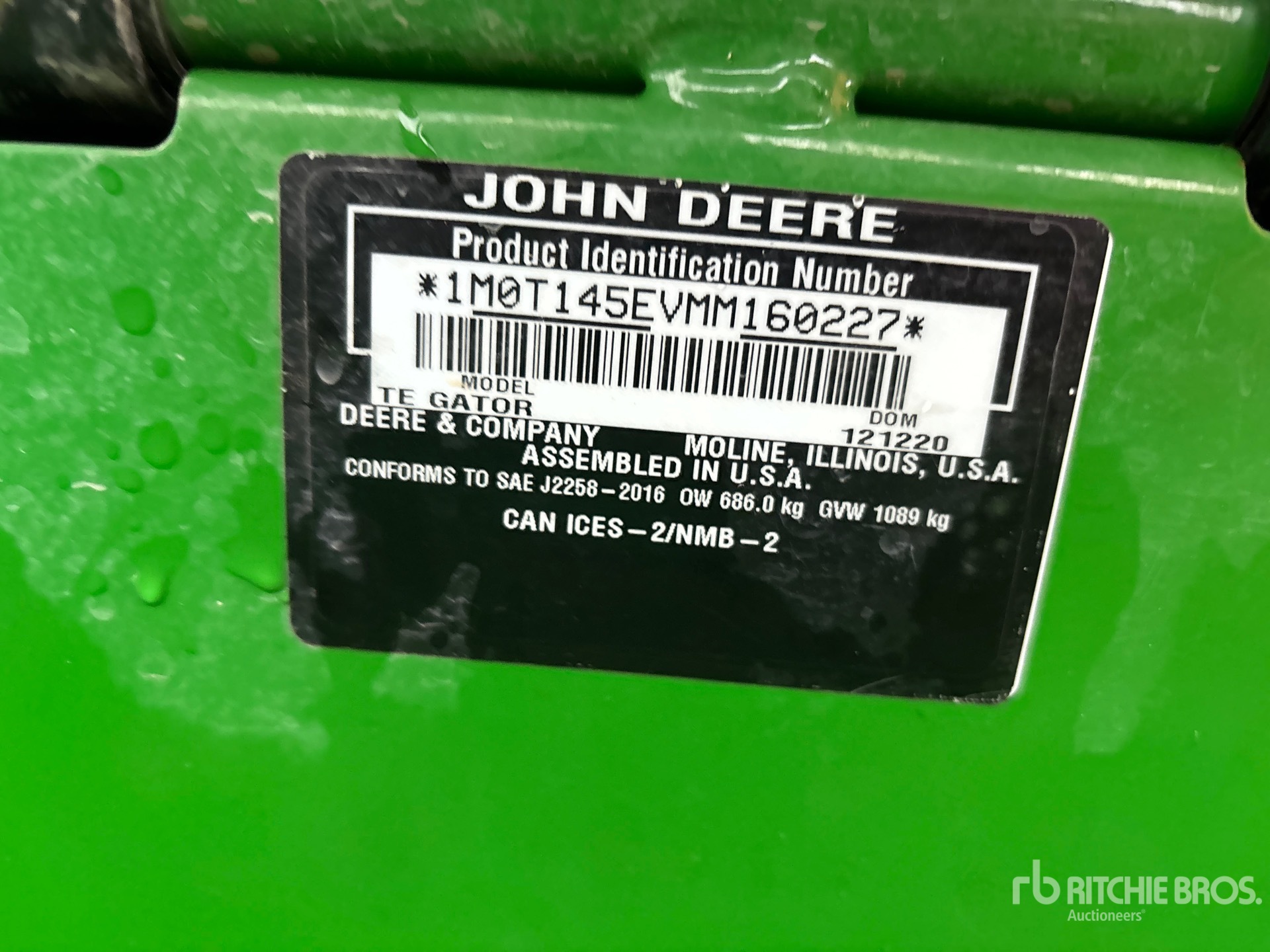 2020 John Deere TE GATOR