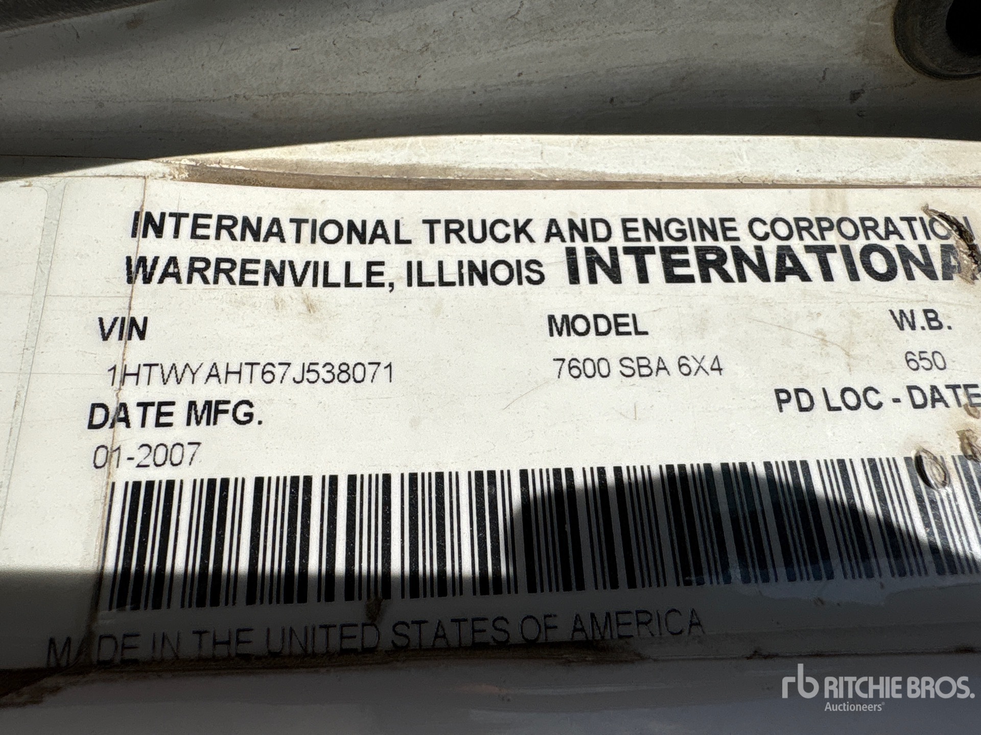 2007 International 7600