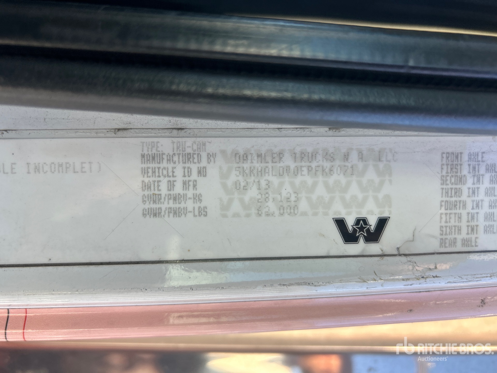 2014 Western Star 4900SA
