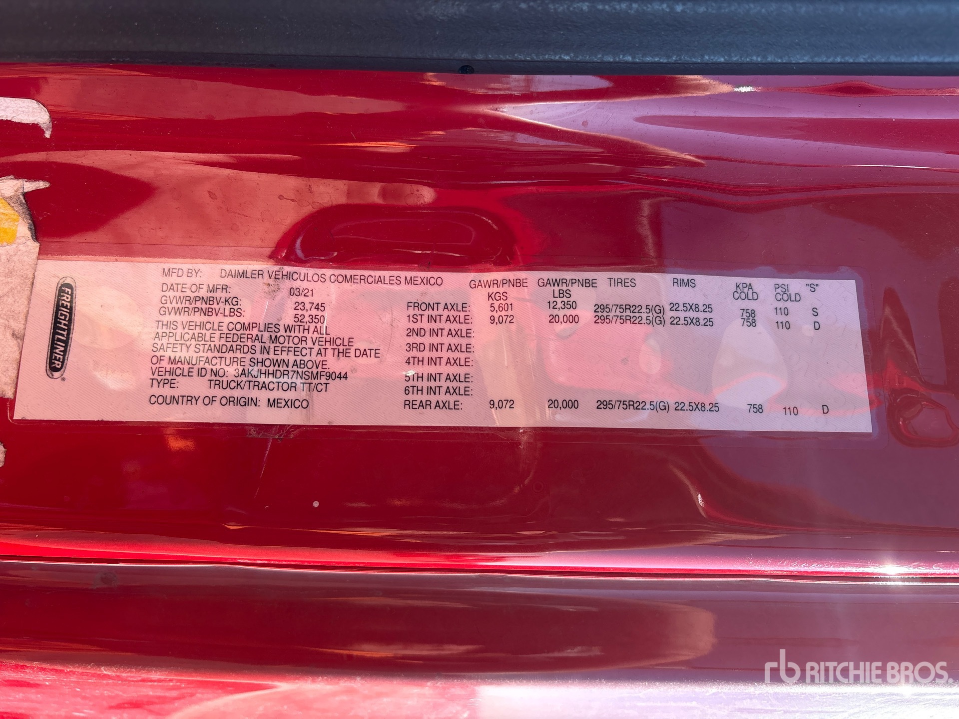 2022 Freightliner CASCADIA 126